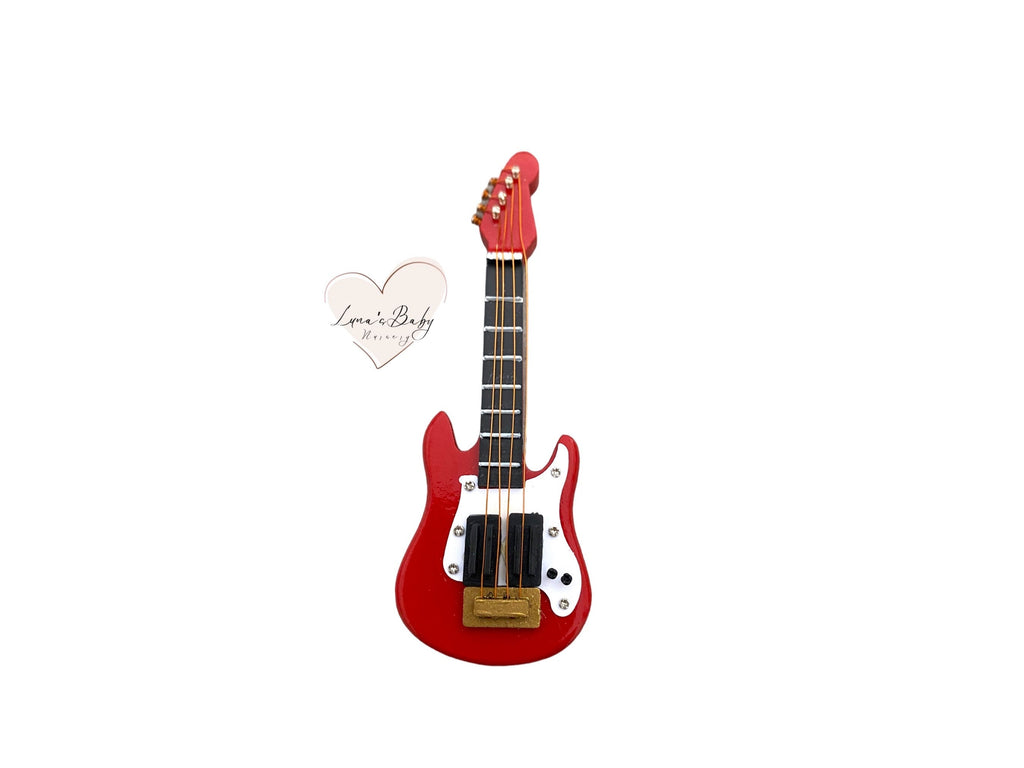 Silicone Pig Red Guitar, Teacup animal Guitar. ANIMAL NOT INCLUDED.